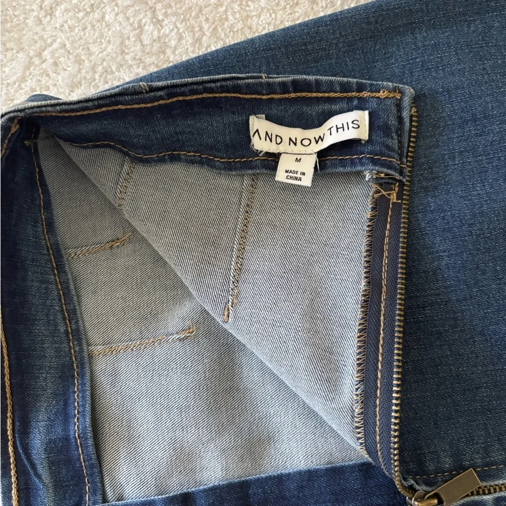 And Now This Women’s Blue Denim Pencil Skirt